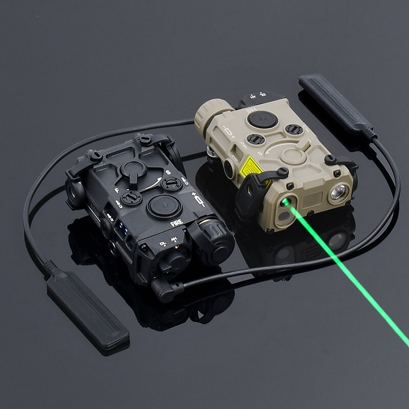 WADSN Tactical OGL On gun Laser Red Green Dot Aiming Flashlight White Strobe
