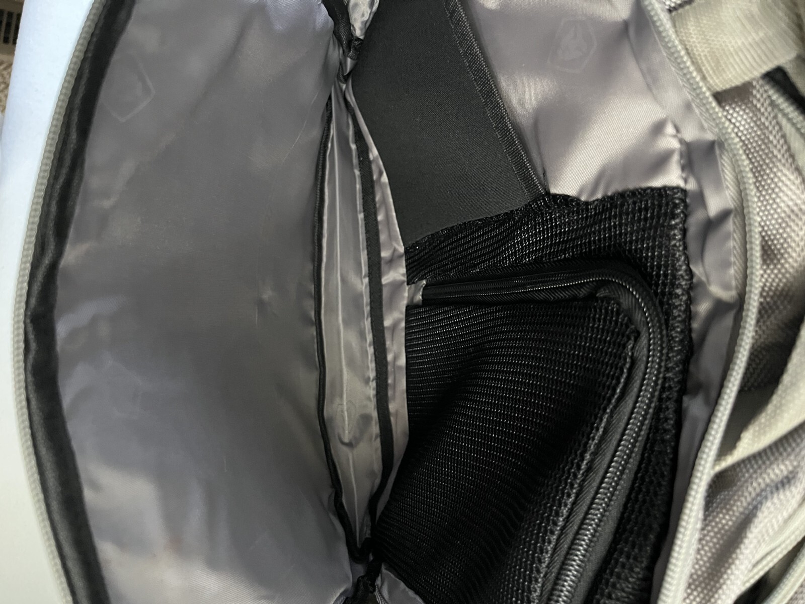 Workfront Backpack Gray Laptop Compartments