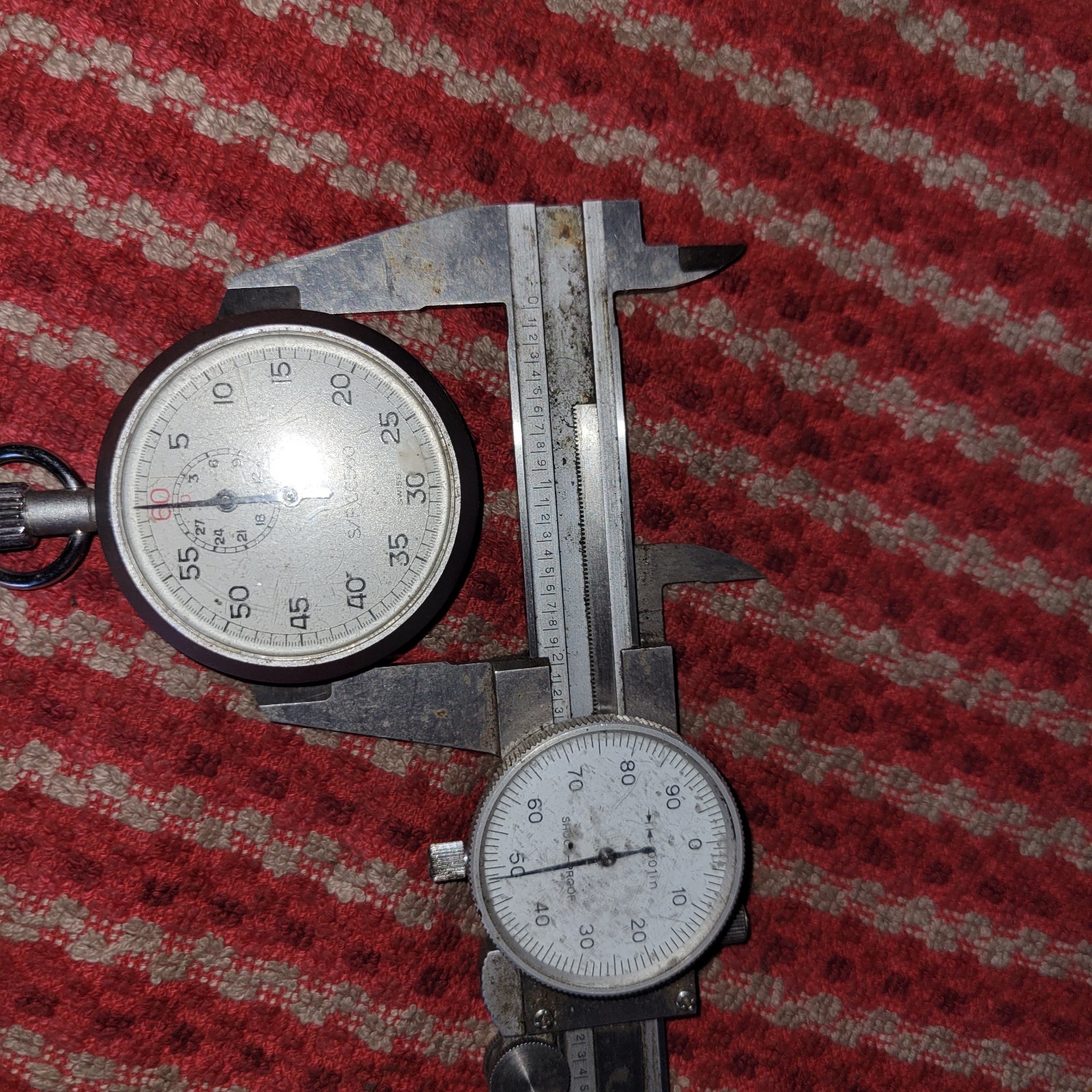 Scientific Products Swiss Made S/P C6560 StopWatch WORKING stop watch NICE Cond