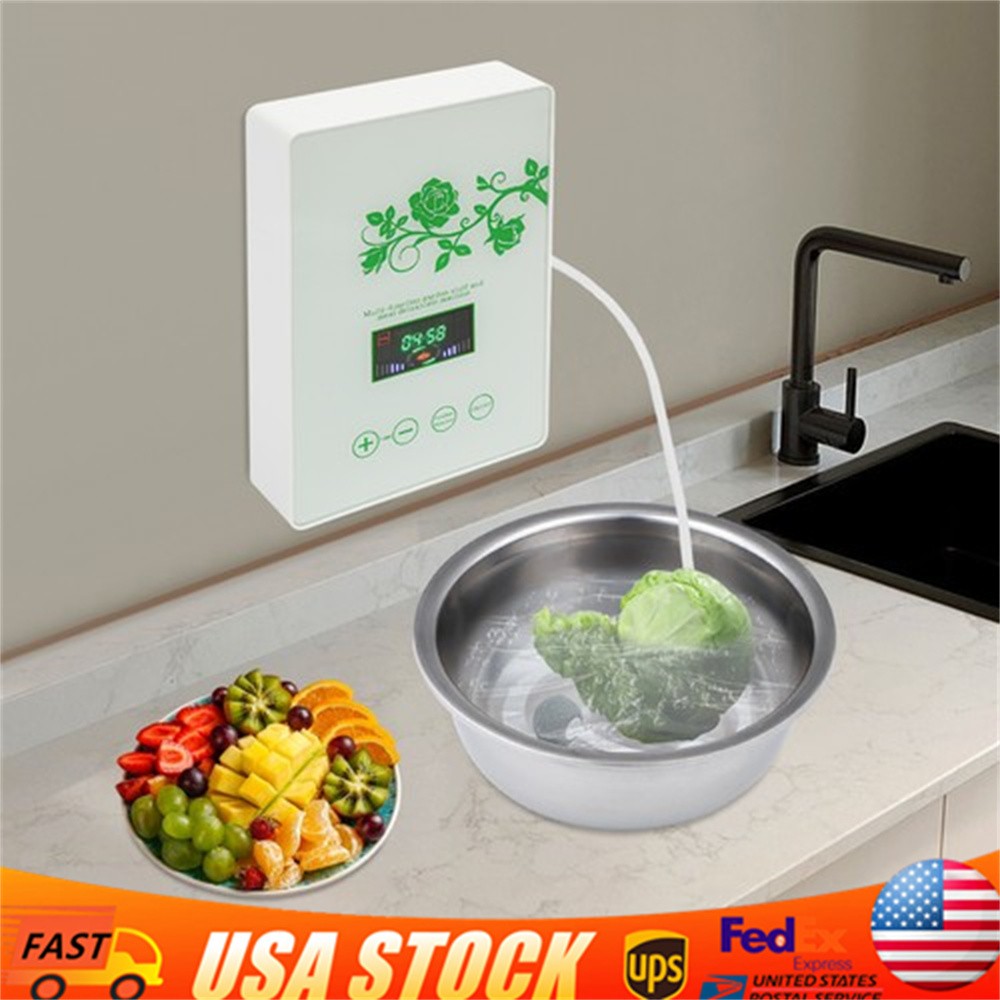 600mg/h Food Vegetable Sterilizer Ozone Generator Ozonator Air Purifier Water