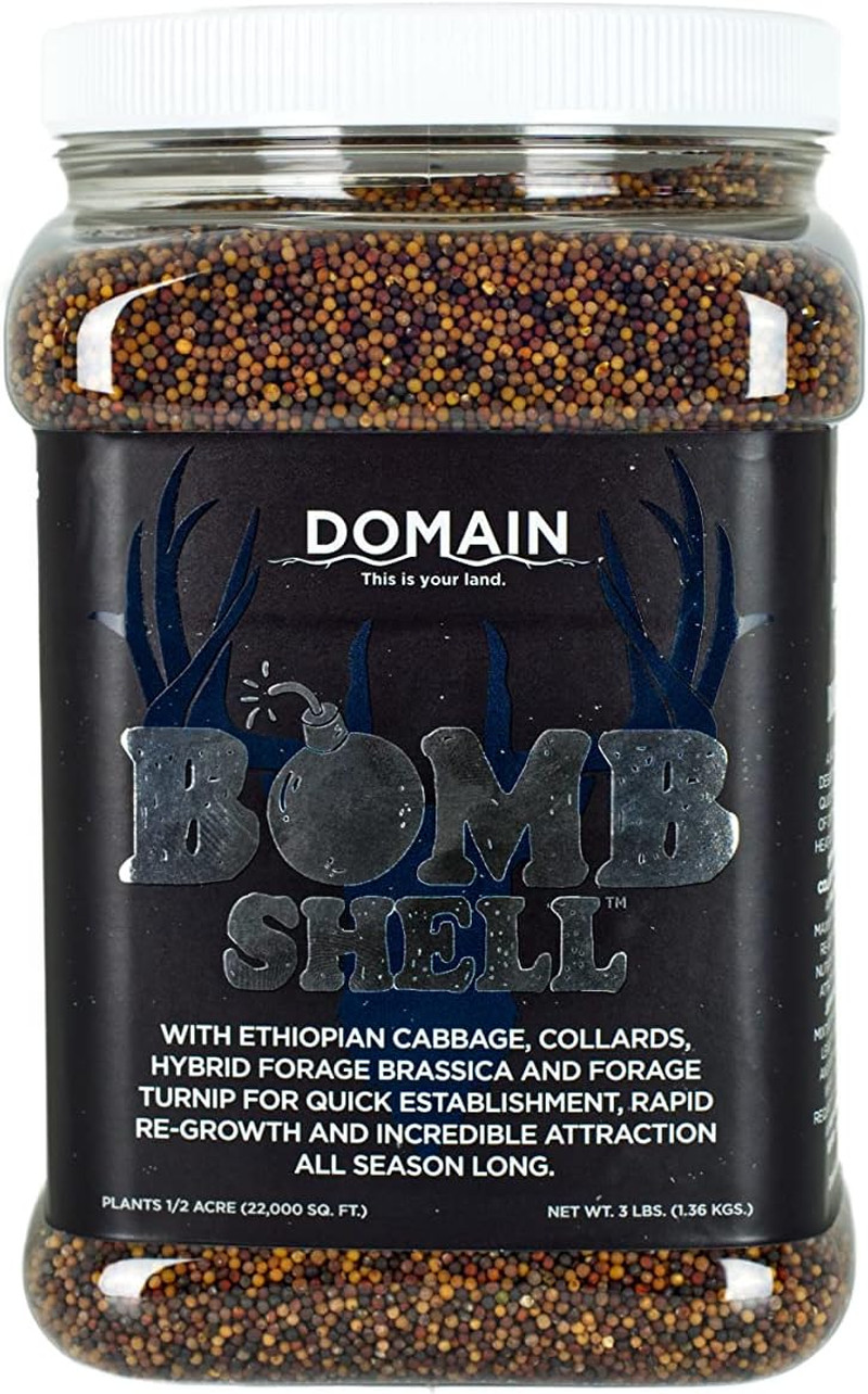 Outdoor Bombshell Food Plot Seed for Deer, 1/2 Acre, Designed to Handle the Toug
