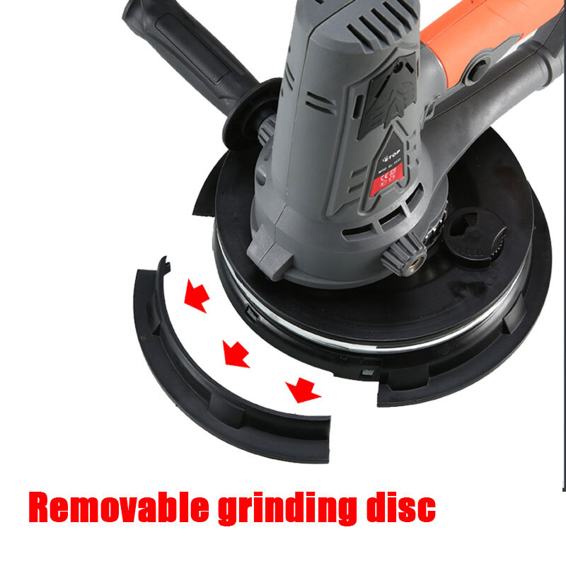 1050W Electric Wall Grinder LED lighting Strip Speed Adjustable Grindin Machine