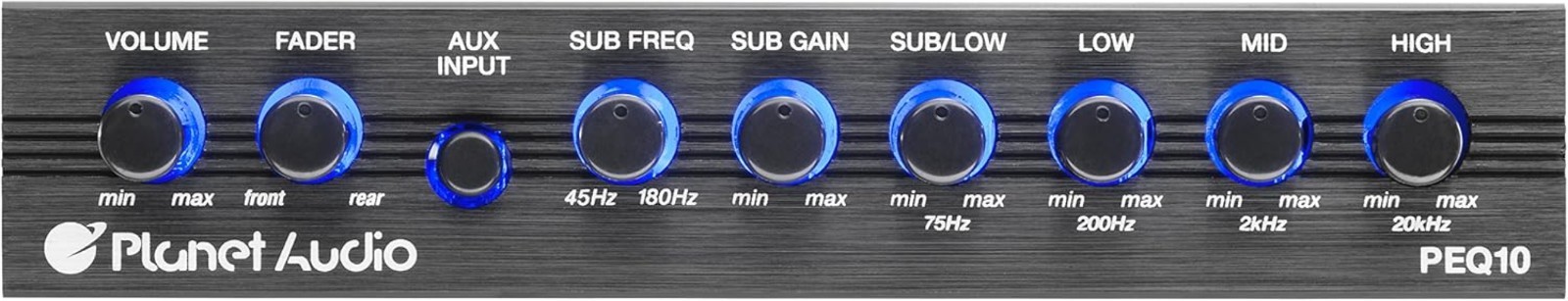 Car Audio Equalizer with 4 Fixed Bands & Adjustable Filters for Ultimate Sound