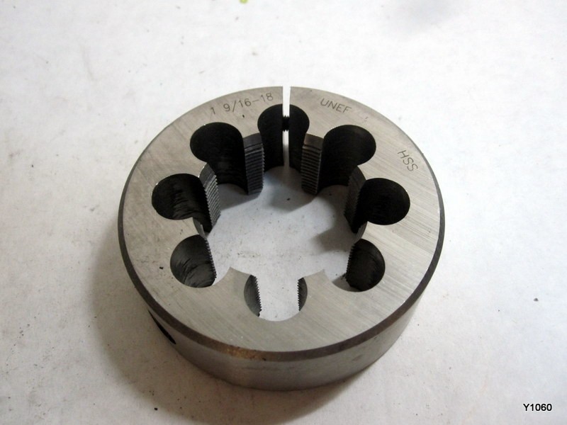 Interstate HSS Round Adjustable Die 1-9/16 - 18 UNEF 03947405