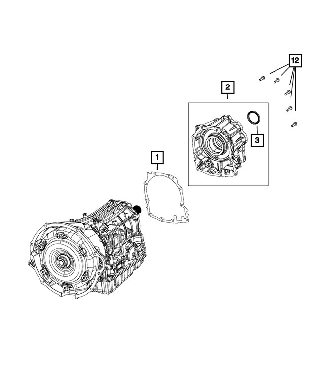 Genuine Mopar Extension Housing Gasket 68244610aa