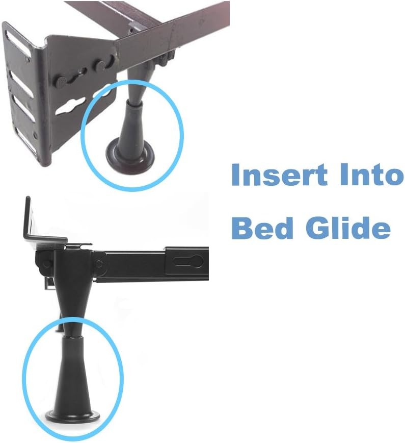 Reinforced Bed Frame Feet to Replace Wheels Protect Floor