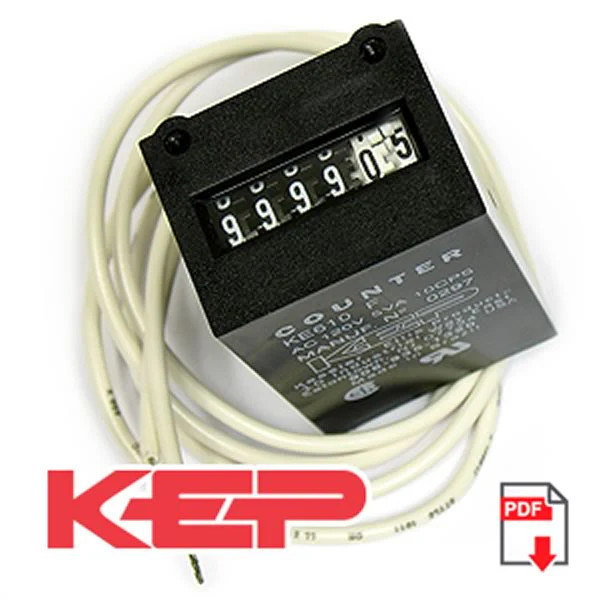G19789E ` 120VAC 6 Digit Impulse Counter KE610F