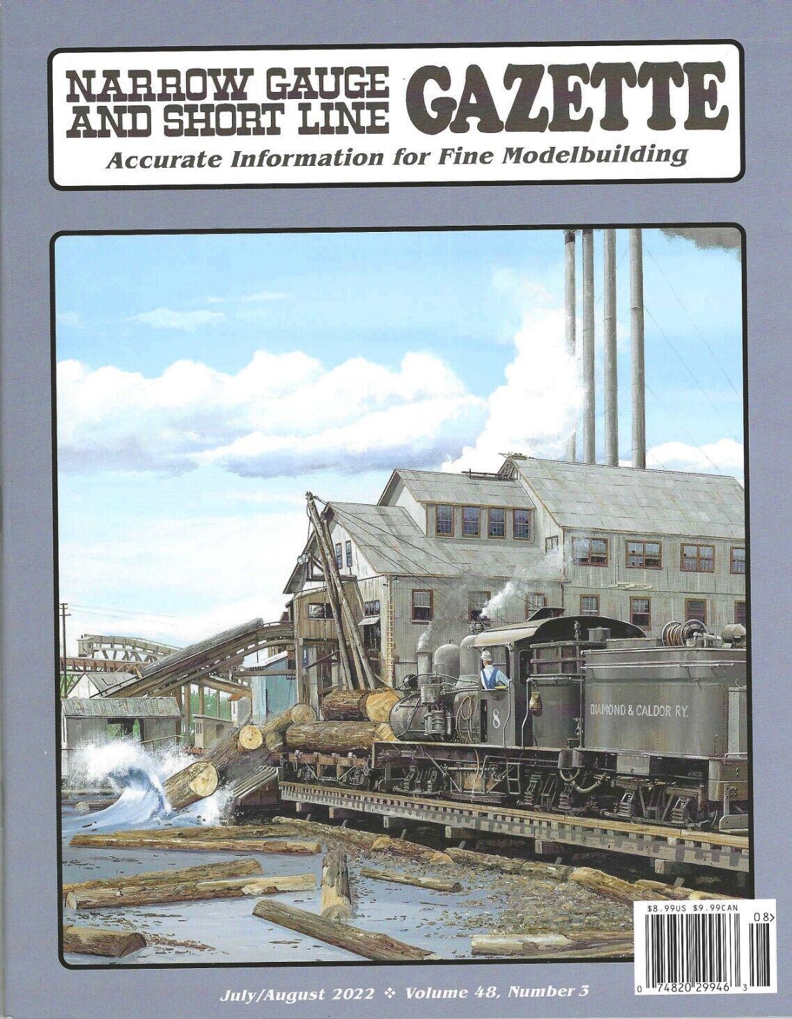Narrow Gauge and Short Line GAZETTE: Jul - Aug 2022 - (BRAND NEW issue)