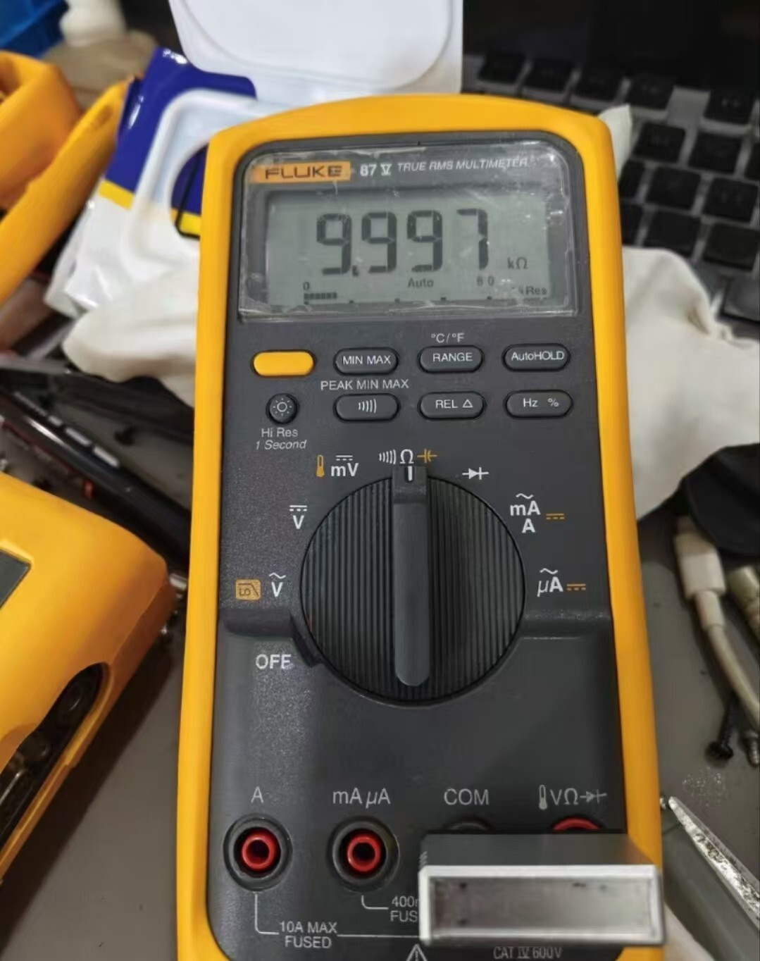 Used Fluke 87V Industrial True RMS Multimeter #dou