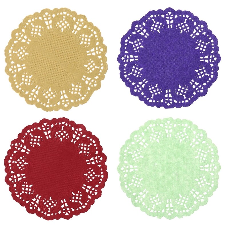 Oil Absorbing Paper Pizza Paper Mats Decoration Paper Doilies For Party Wedding