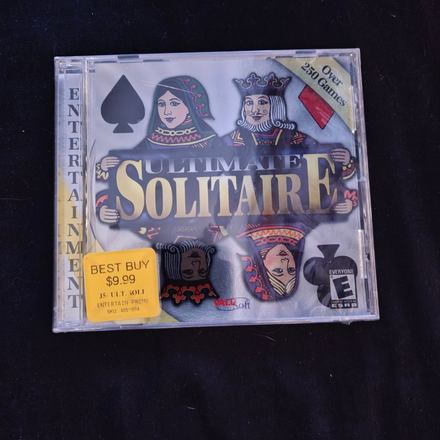 Ultimate Solitaire Standard Jewel Case PC CD-ROM ValuSoft 250 Games Replacement