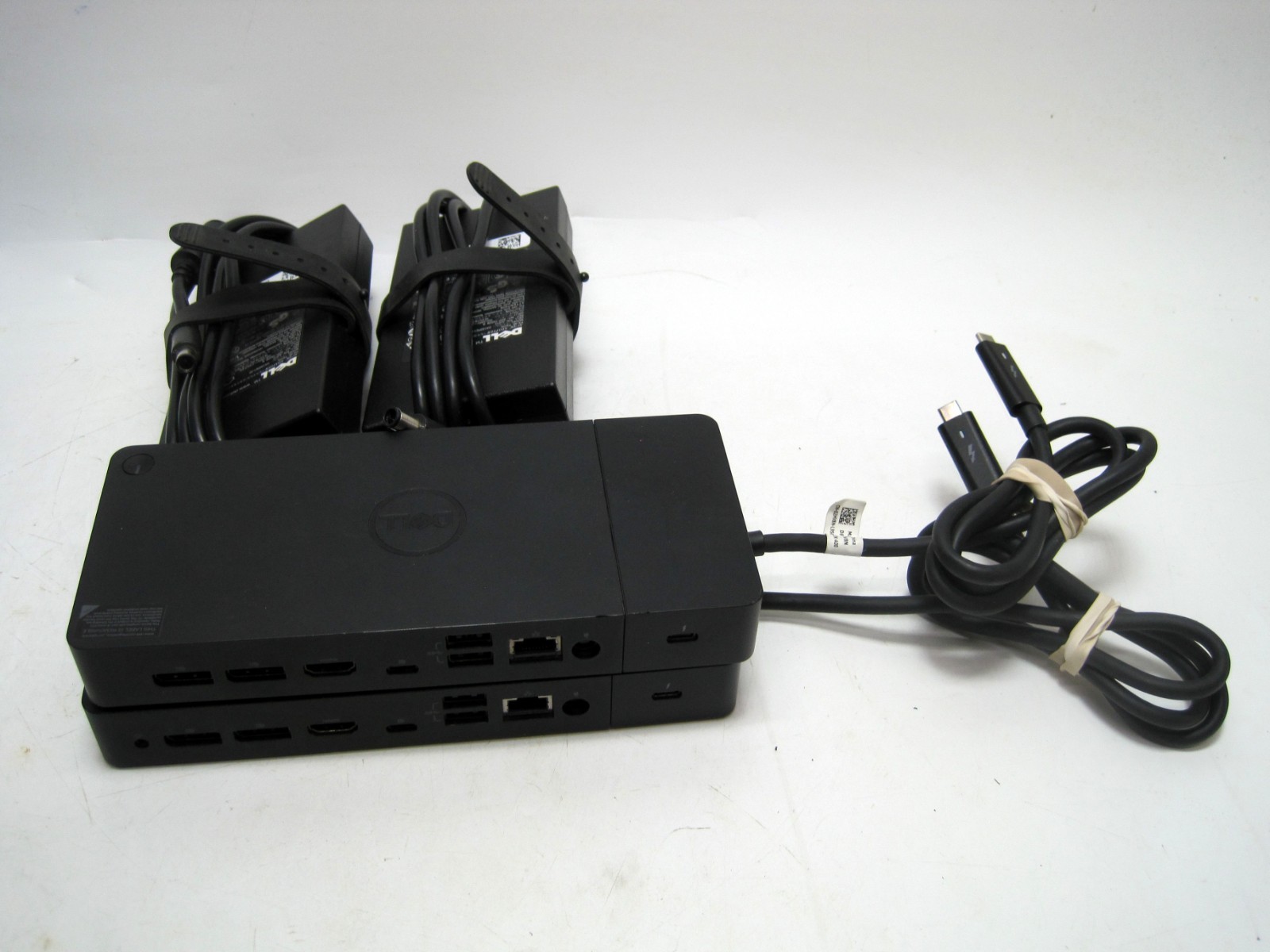 Lot of 2 - Dell WD19TBS/WD19TB Docking Station With 130W AC Adapter K20A