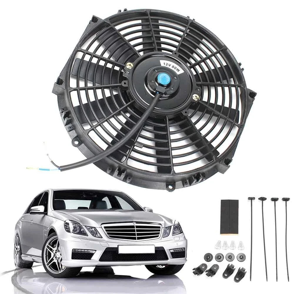 Electric car radiator cooling fan, Universal 12 inch fitting Thermostat