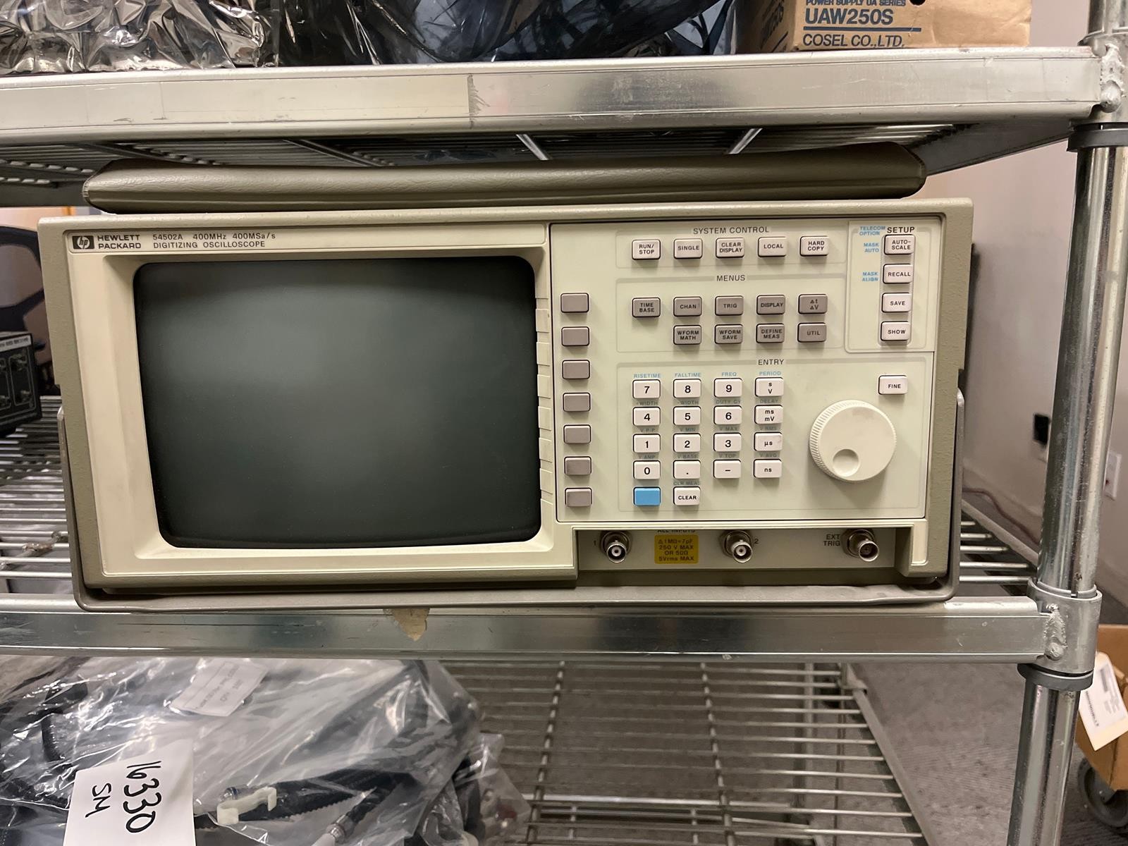 HEWLETT-PACKARD 54502A DIGITIZING OSCILLOSCOPE