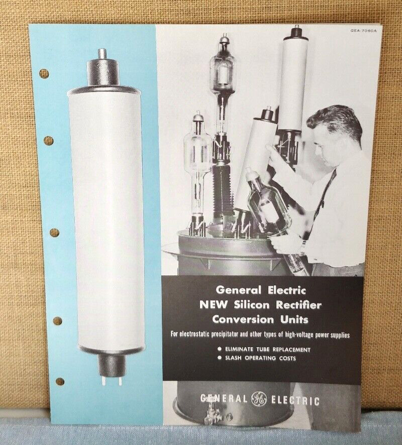 1960 ~ GE General Electric ~ Silicon rectifier Conversion Units ~ Info Booklet