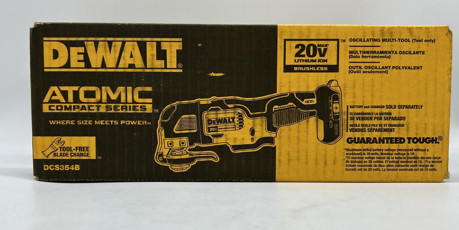 DeWALT DCS354B 20V Brushless Atomic Oscillating Multi-Tool - Tool Only
