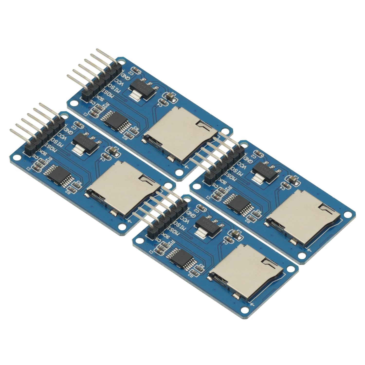 4Pcs Micro SD Storage Expansion Board Micro SD TF Card Memory Shield Module S...