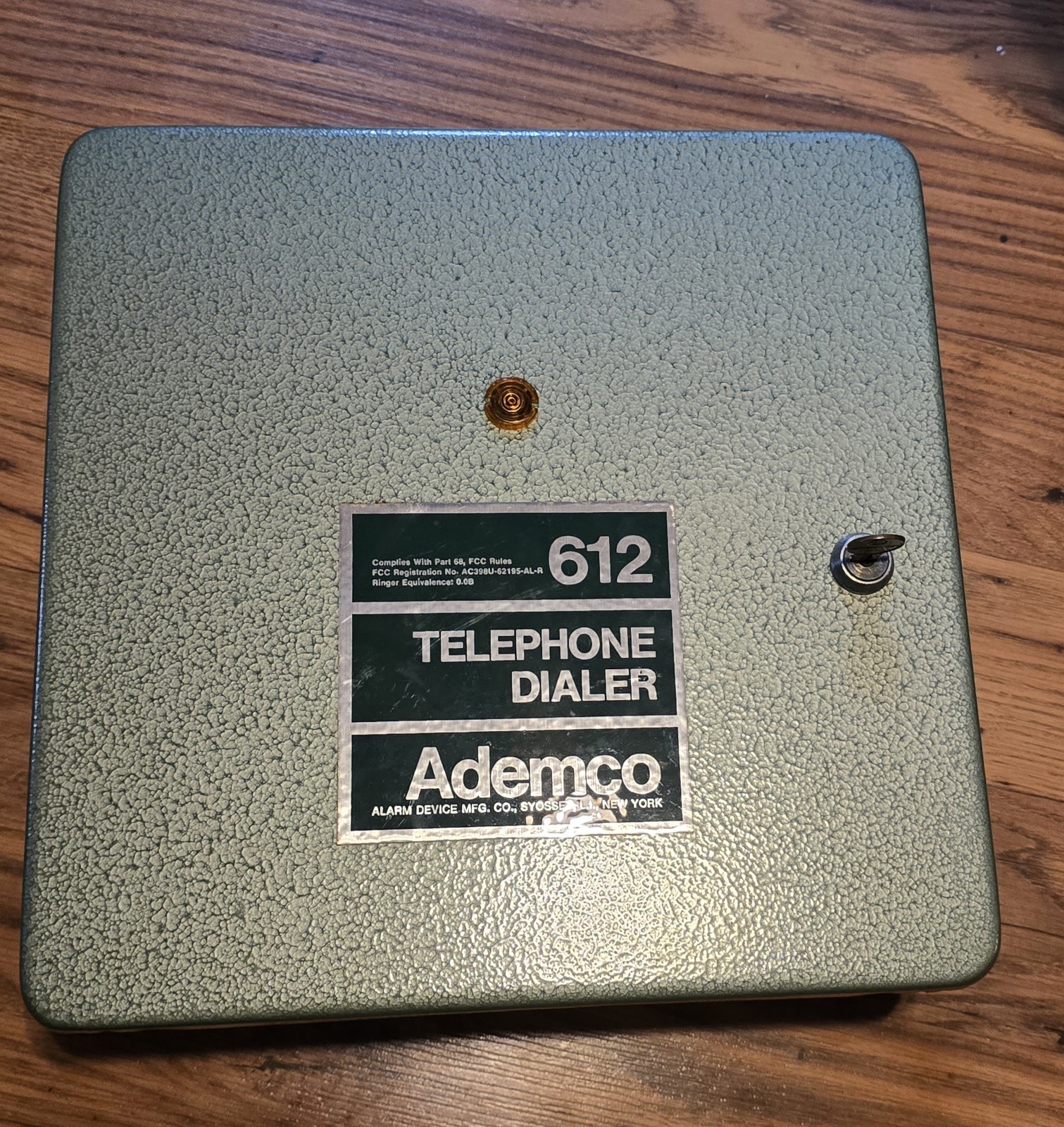 Ademco Burglar Fire Telephone Dialer No. 612 Vintage No.612