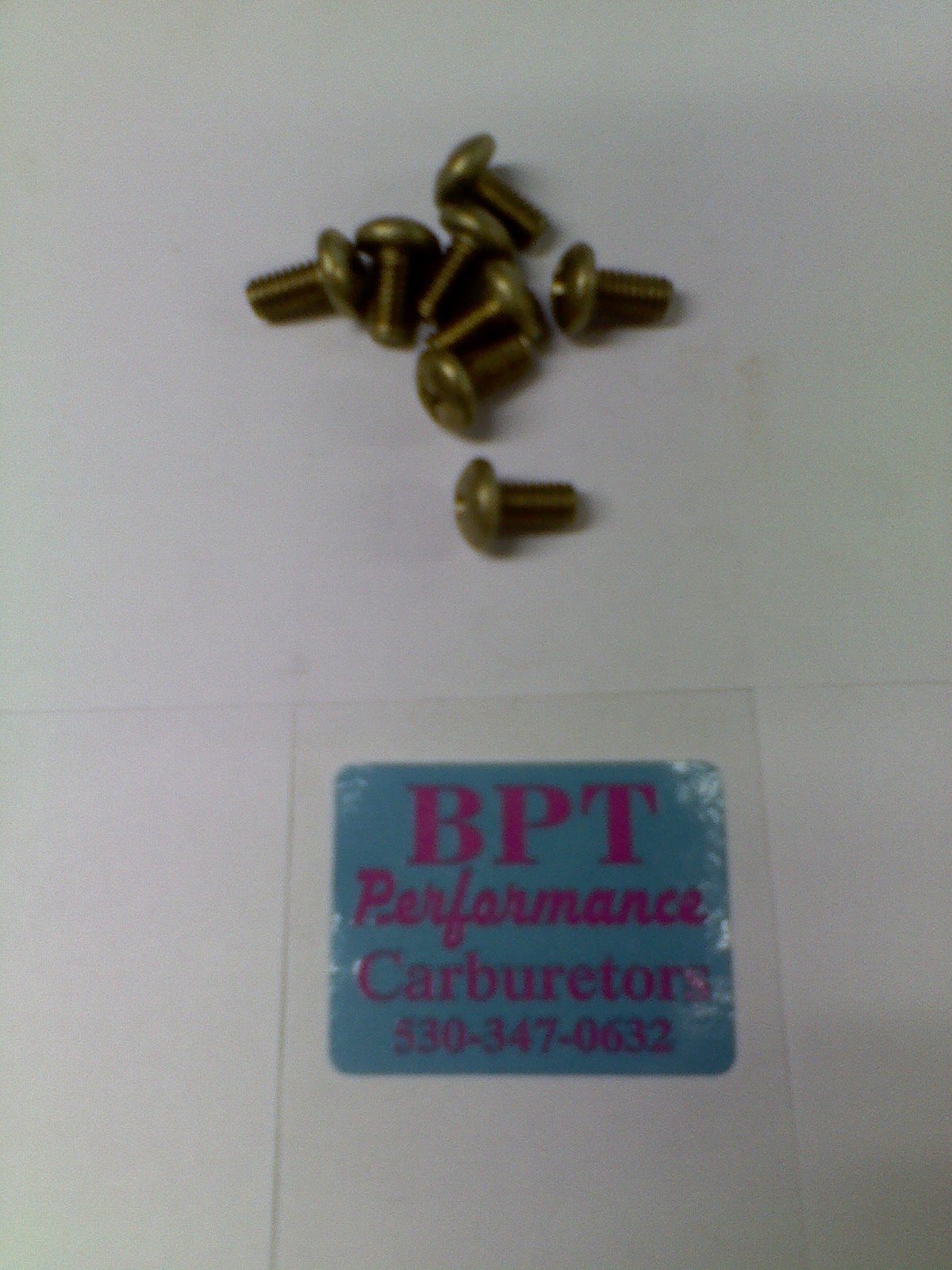 50 HOLLEY BRASS THROTTLE BLADE SCREWS, AED BG DEMON GRANT QFT CARBS