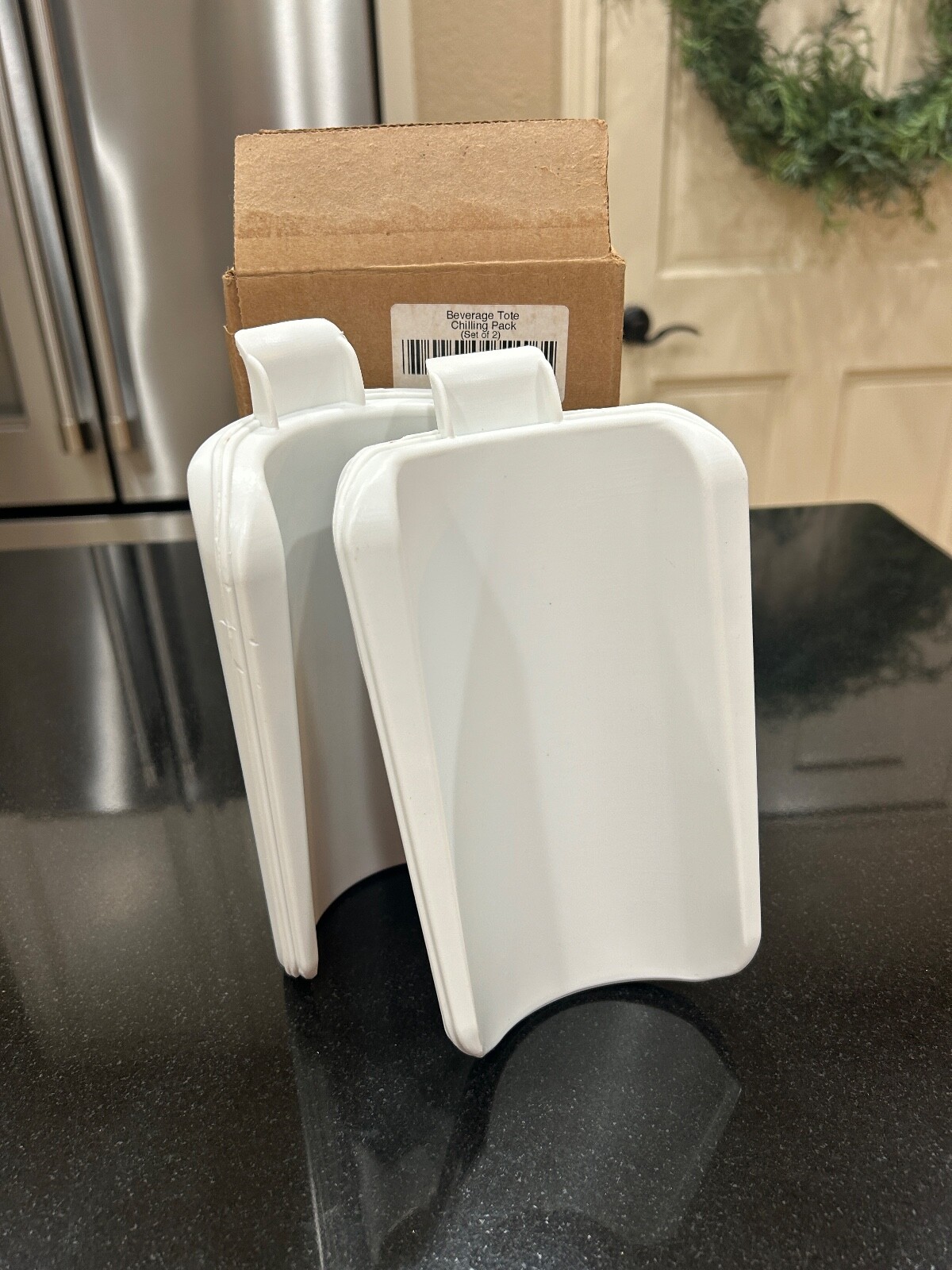 NIB Longaberger Beverage Tote Chilling Pack (set of 2) #40276