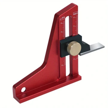 Woodworking Depth Gauge Versatile 0-50mm Dual Scale Precision Tool for Easy Rout