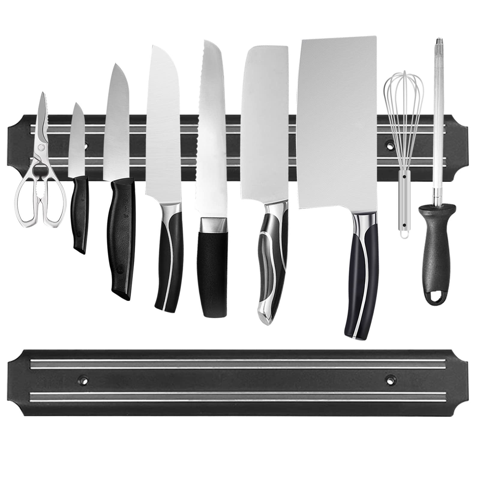Magnetic Knife Strips(15 Inch X Set Of 2) Magnetic Knife Storage Strip, Knife Ho
