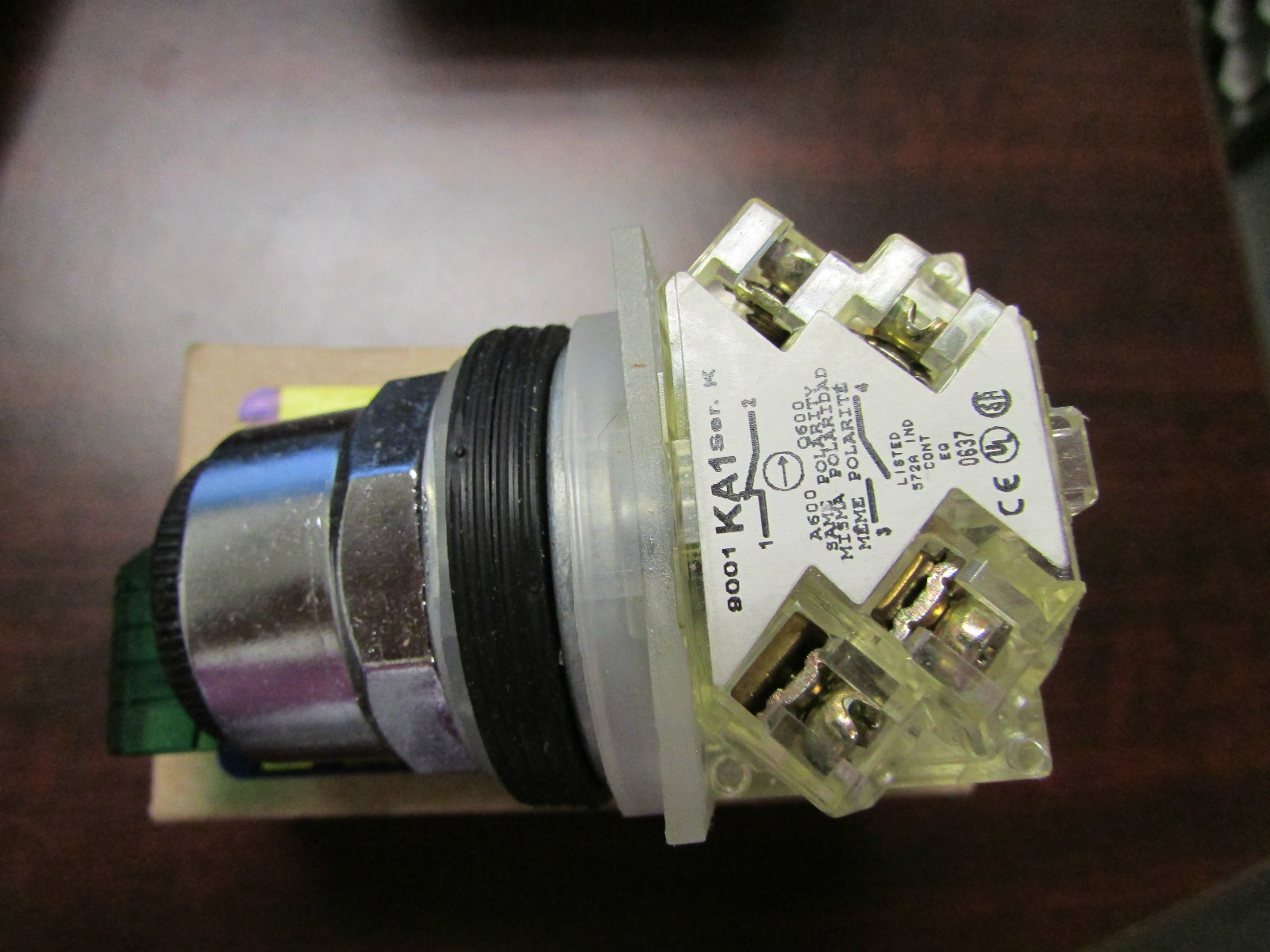 Square D Telemecanique 9001KS52GH2 Selector Switch