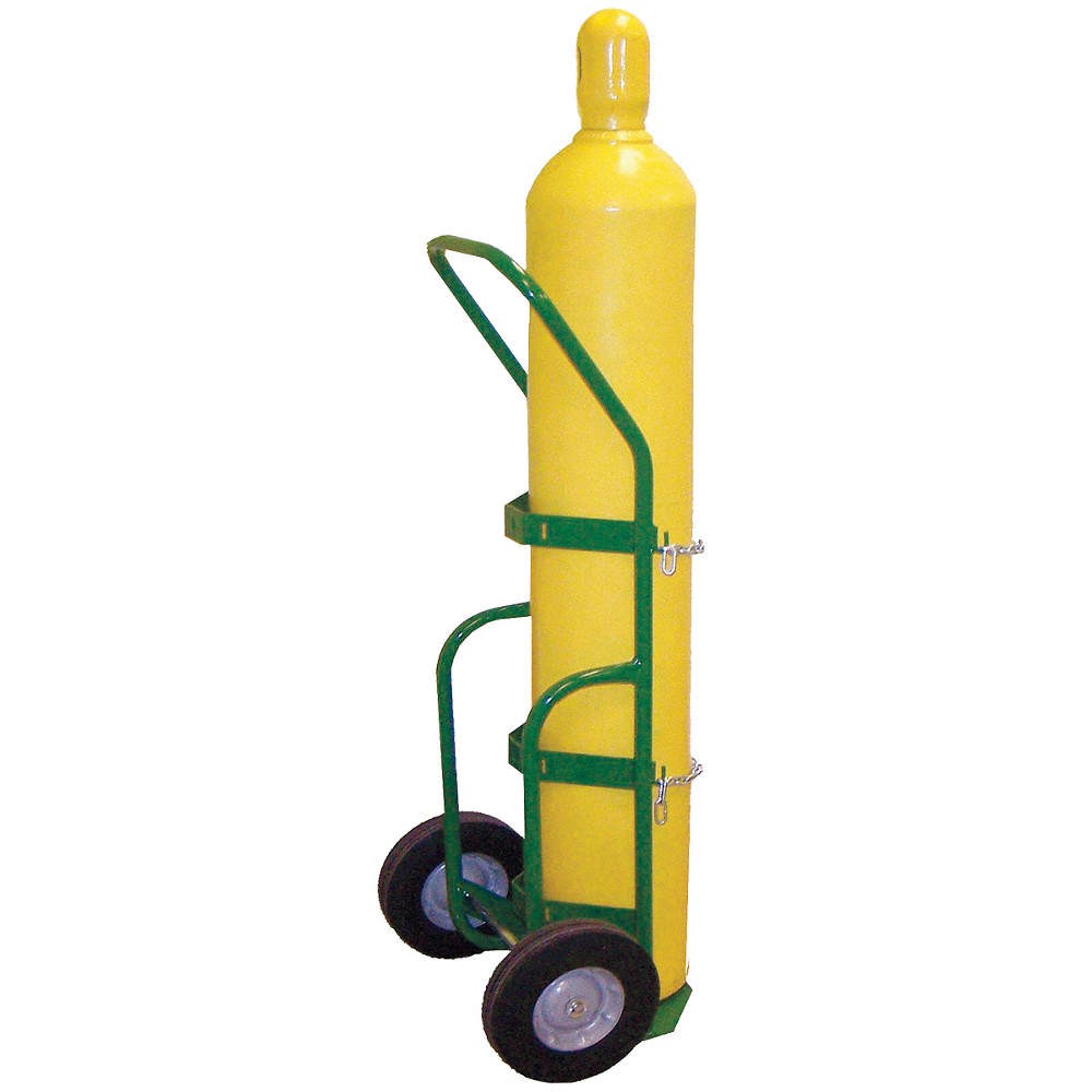 SAFTCART 750-10 Cylinder Hand Truck,400 lb.,49"x19"x6" 5WXF9