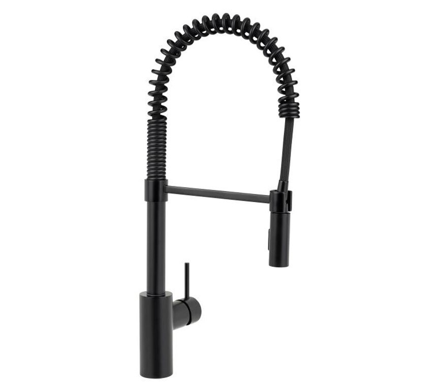 Miseno MNO6557FB Mia Pulldown Kitchen Faucet, Flat Black