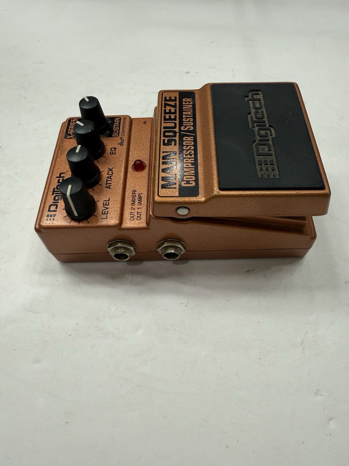 Digitech XMS X-Series Main Squeeze Compressor / Sustainer Guitar Effect Pedal