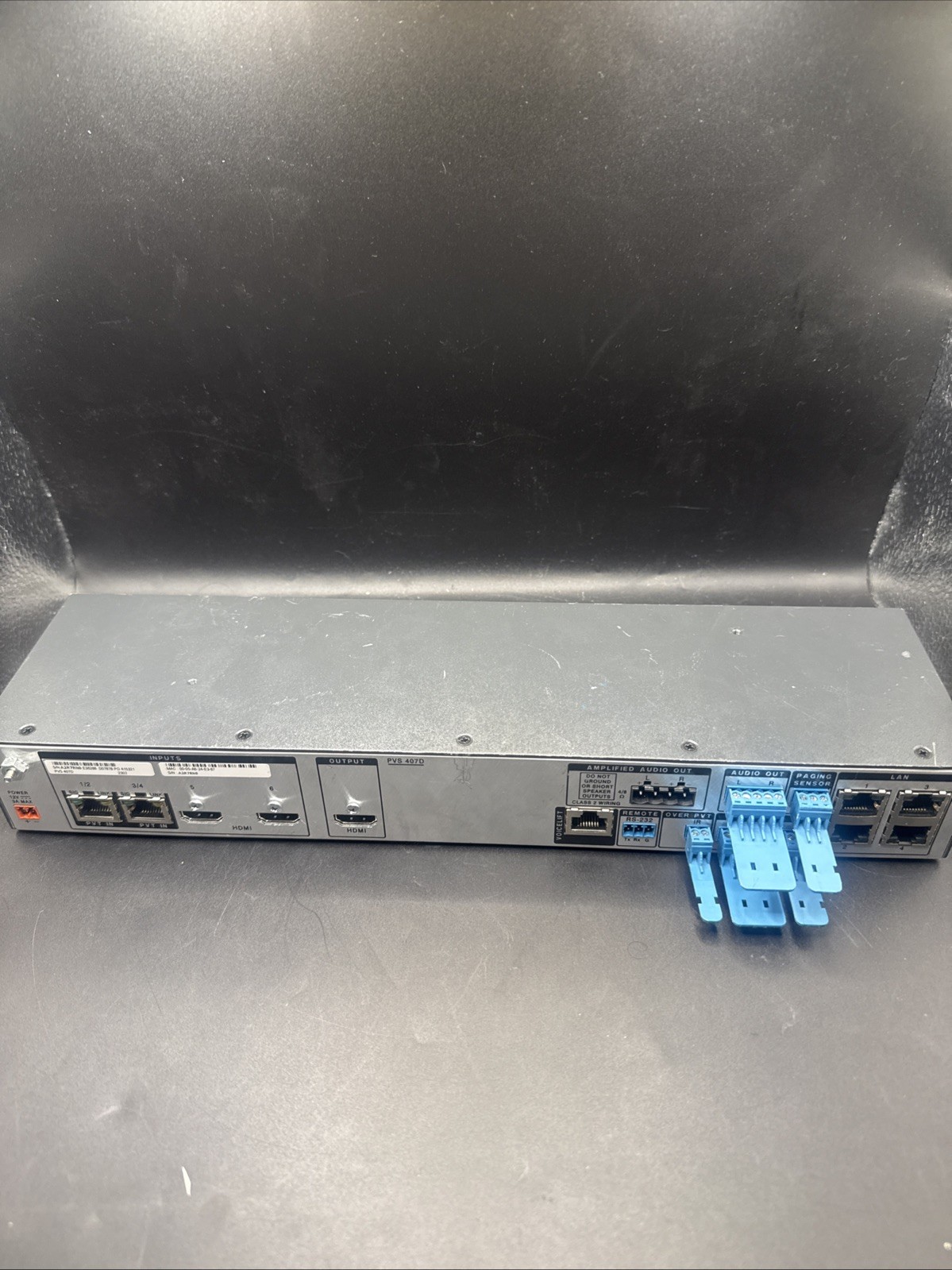 Extron PVS 407D Polevault Digital Switcher No Power Adapter