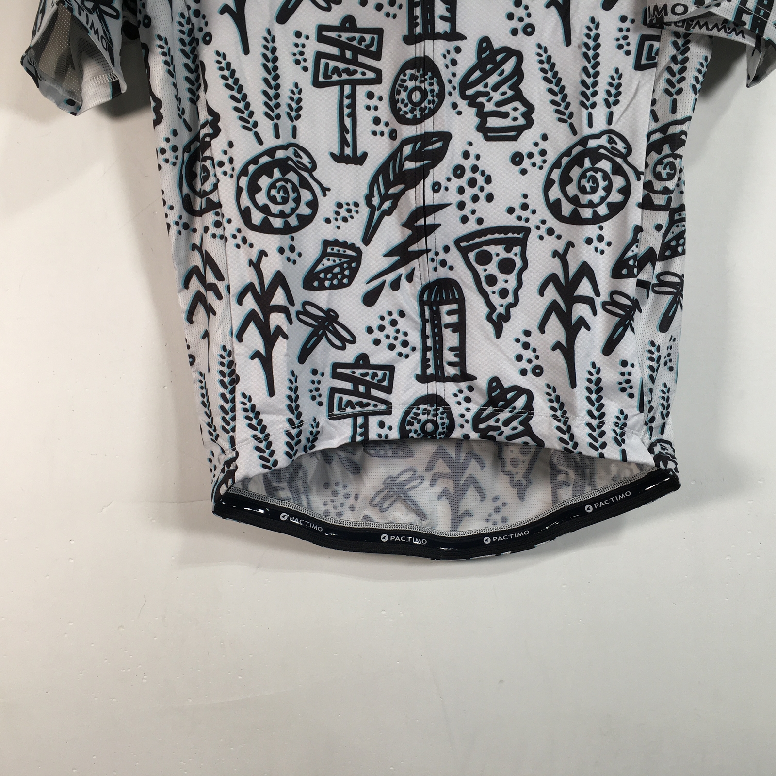 Pactimo SAL Team Short Sleeve Jersey, Size M - White/Black/Blue
