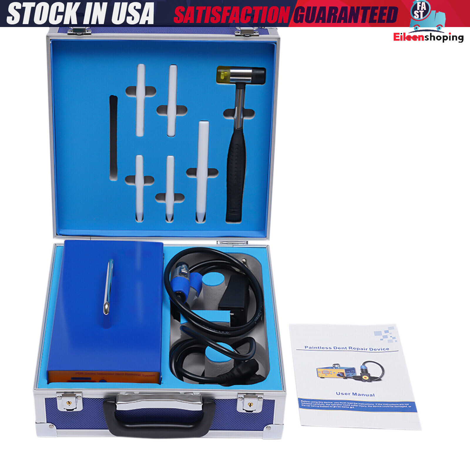 Pro Induction Heater Machine Hot Box Car Paintless Dent Removing Repair Kit Tool