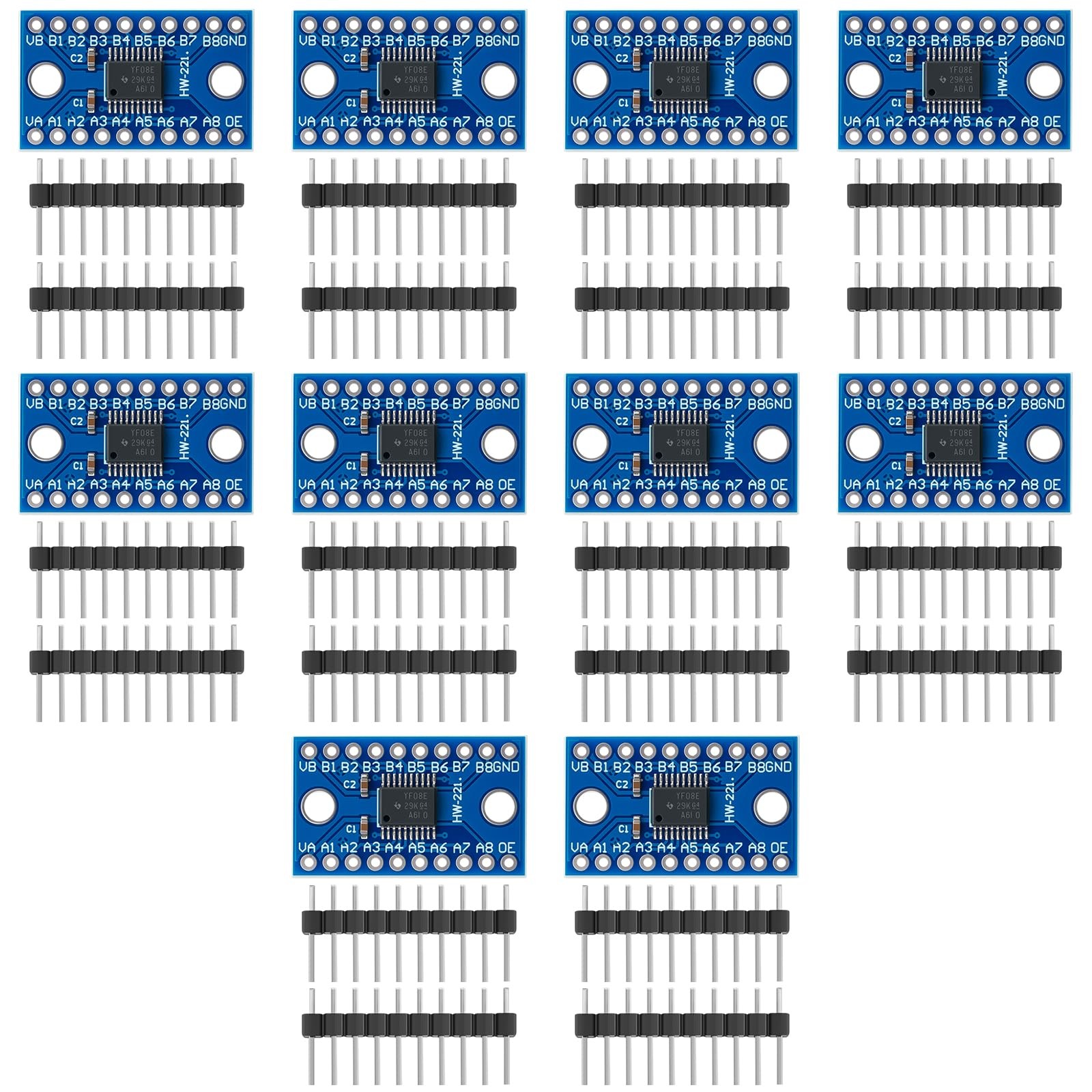 10pcs TXS0108E High-Speed Full-Duplex 8-Way Logic Level Shifter Module 8-bit