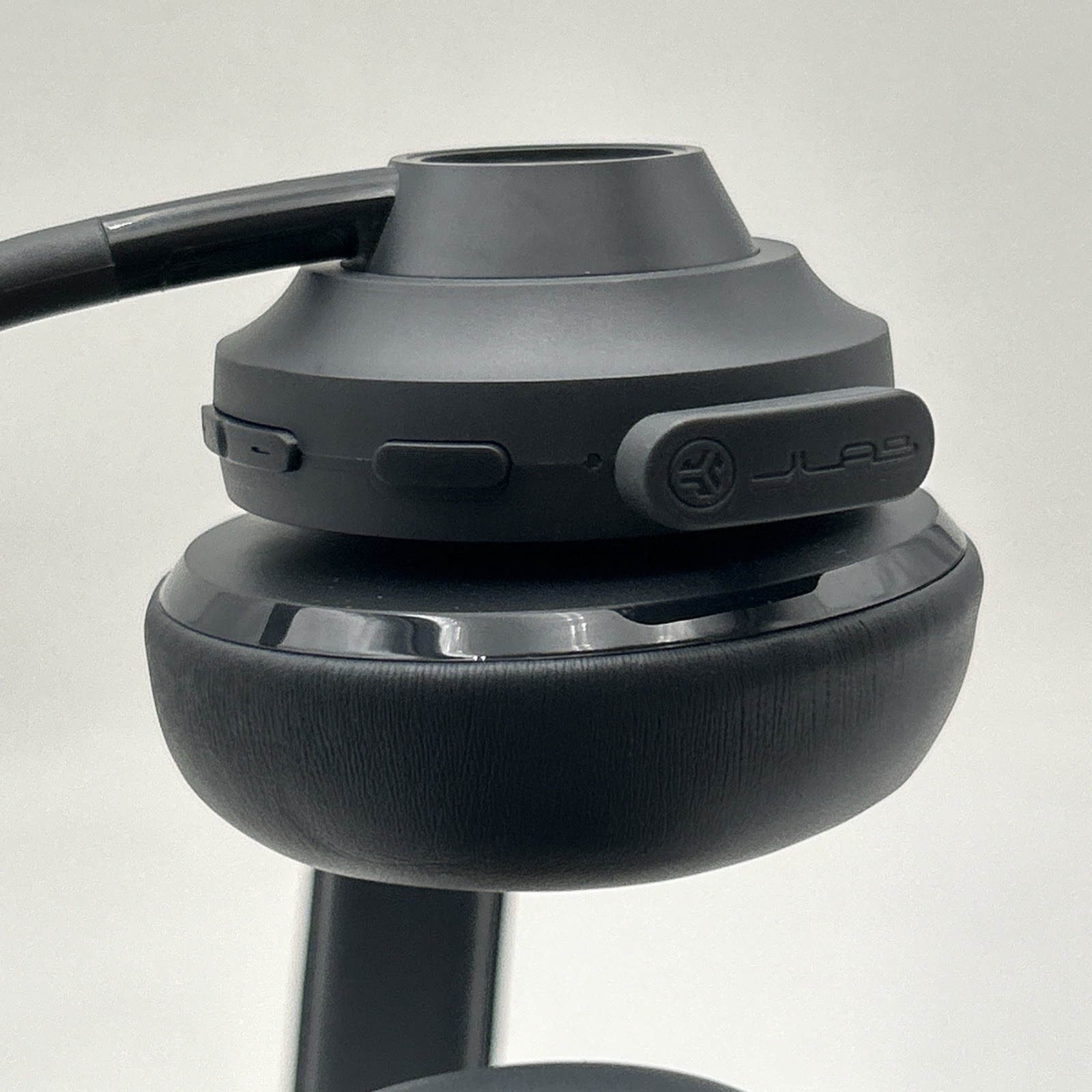 JLab GO Work 2 Wireless On-Ear Headset Gen 2 With USB Dongle Tested Working