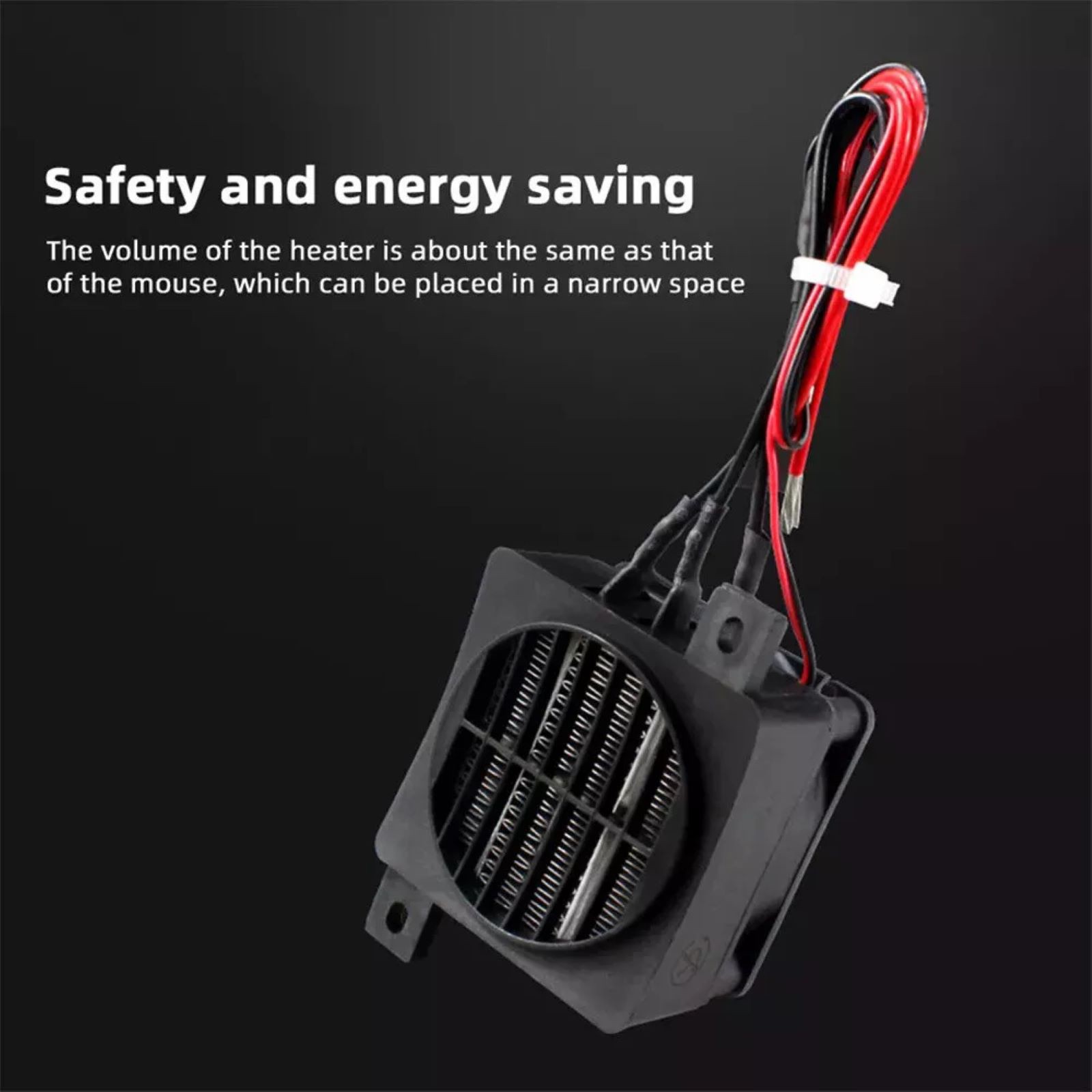 Wall-Mountable PTC Heater 12V 100W 30s Fast Heating High Temp Protection