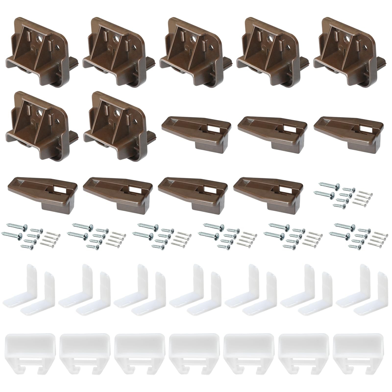 1 Set Track Guide and Glides Replacement, Drawer Track Guide kit Compatible w