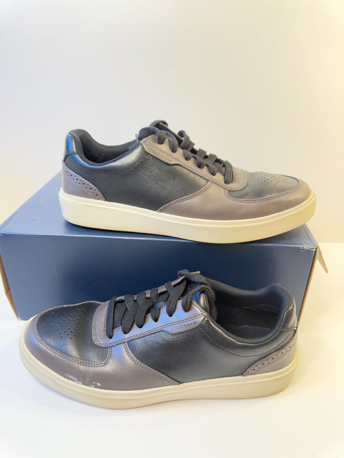 14. Cole Haan Mens Grand CC Winner Black, Leather-US 10
