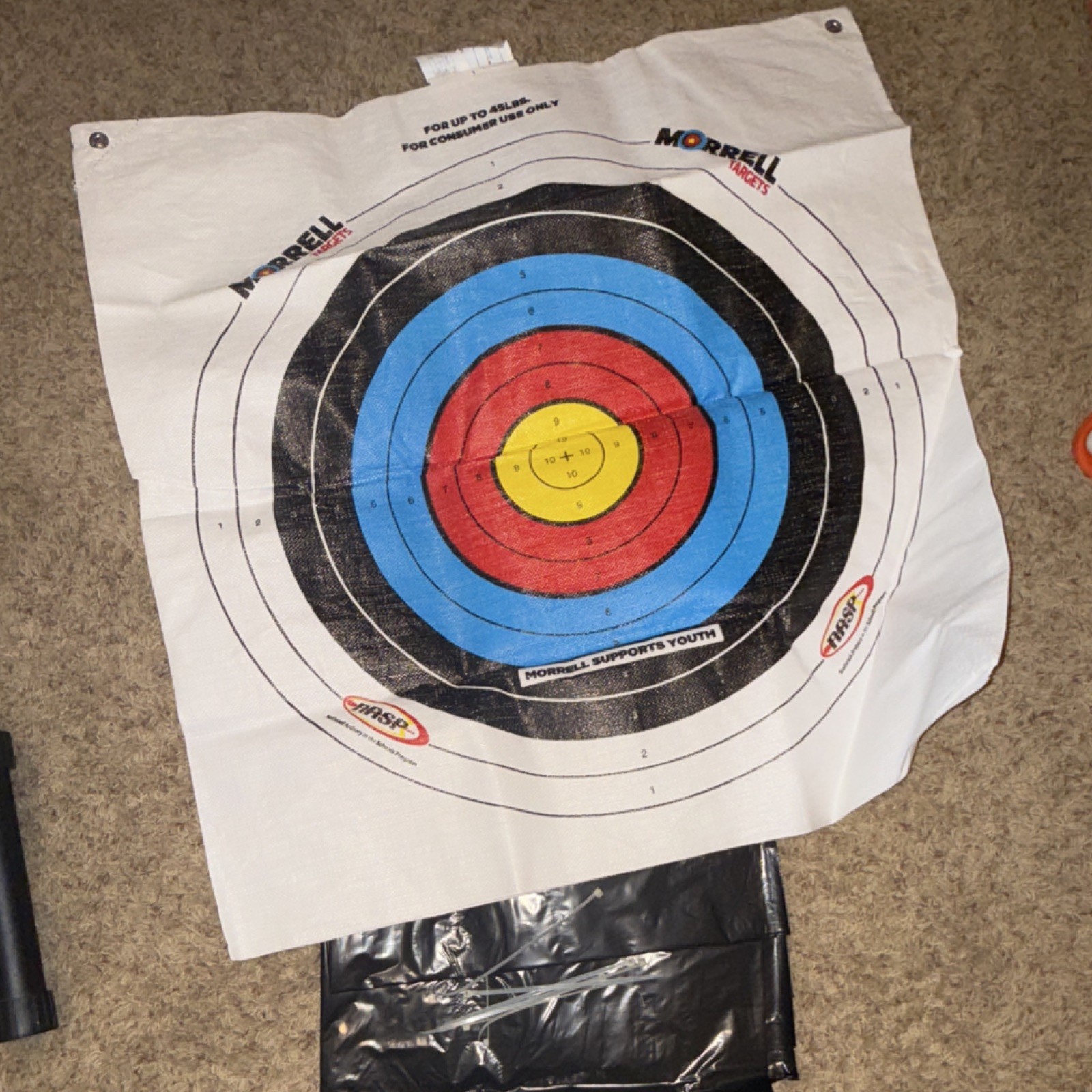 Morrell Youth Field Point Bag Archery Target Replacement Face Sheet, Multi-Color