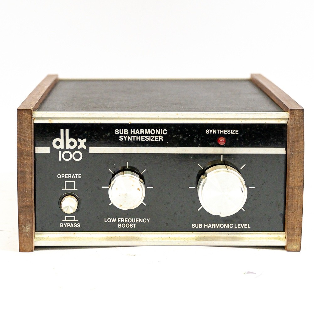 dbx 100 Subharmonic Synthesizer Stereo Audio Processor FOR PARTS / REPAIR
