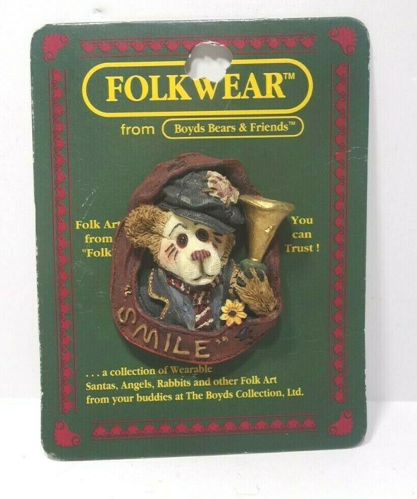 Boyds Bears FolkWear Honker T. Flatfoot Pin #26426 Clown