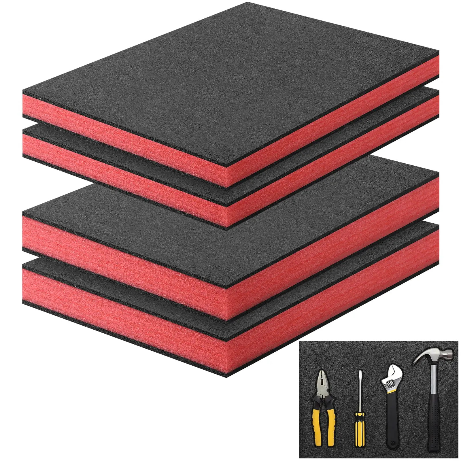 Tool Box Foam,Polyethylene Tool Foam Inserts for Cases,Epe Foam for Organizer Ca
