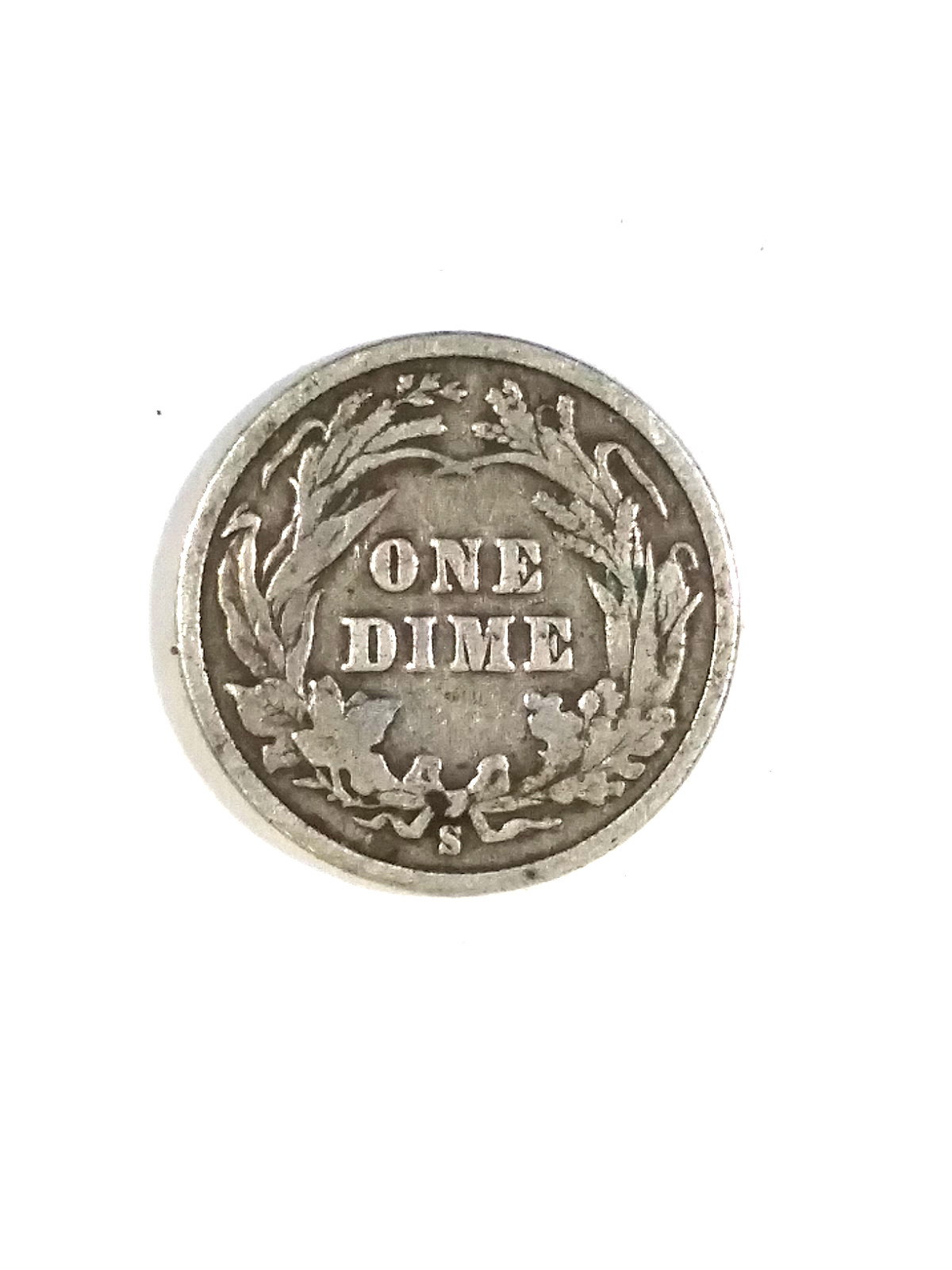 1899S Barber Dime 0.9F Nice Specimen