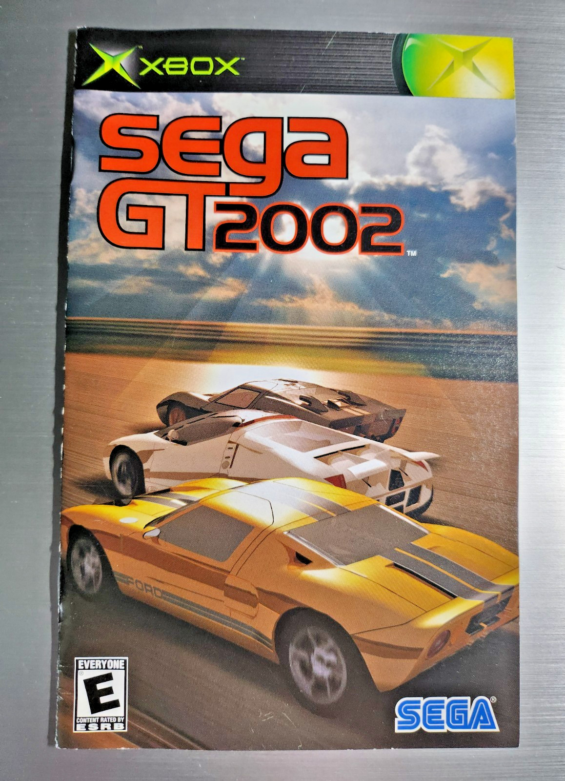 Sega GT 2002 Instruction Booklet - Manual Only - Xbox