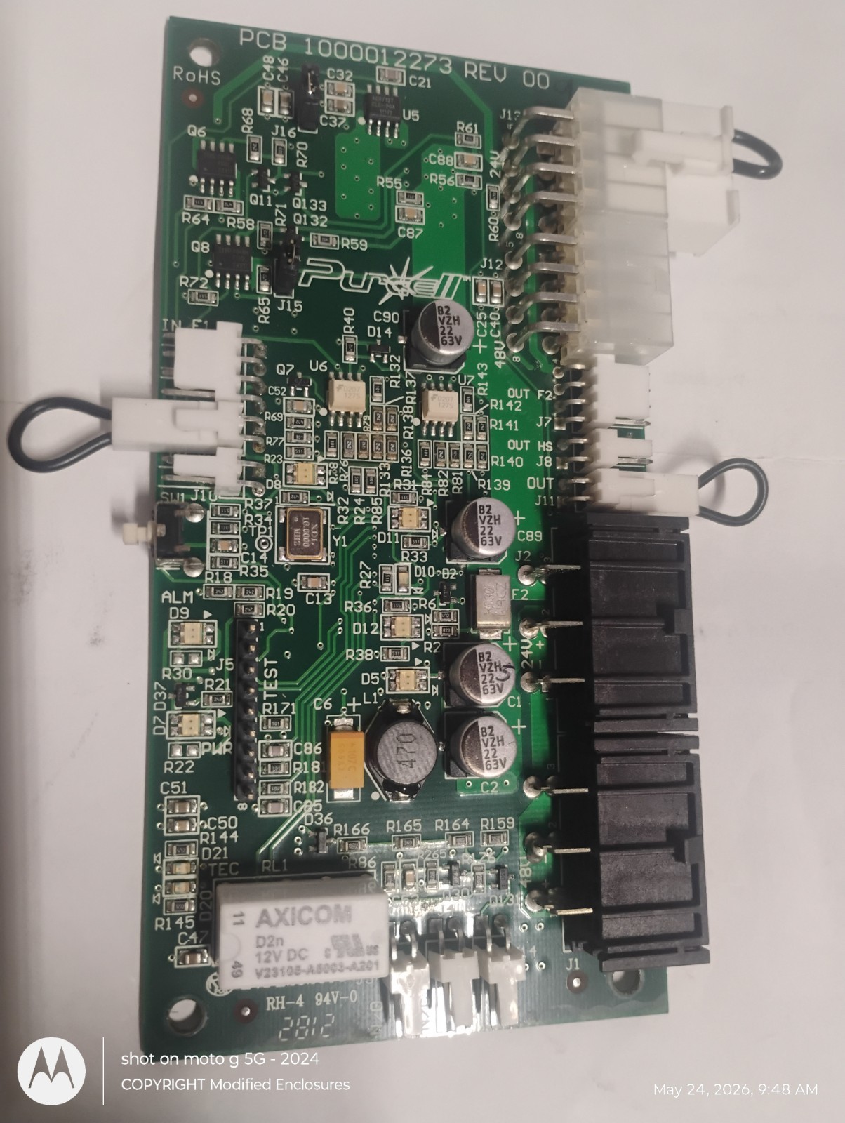 Purcell RH-4 2812 1000012273 4000004877 Cooling system controller