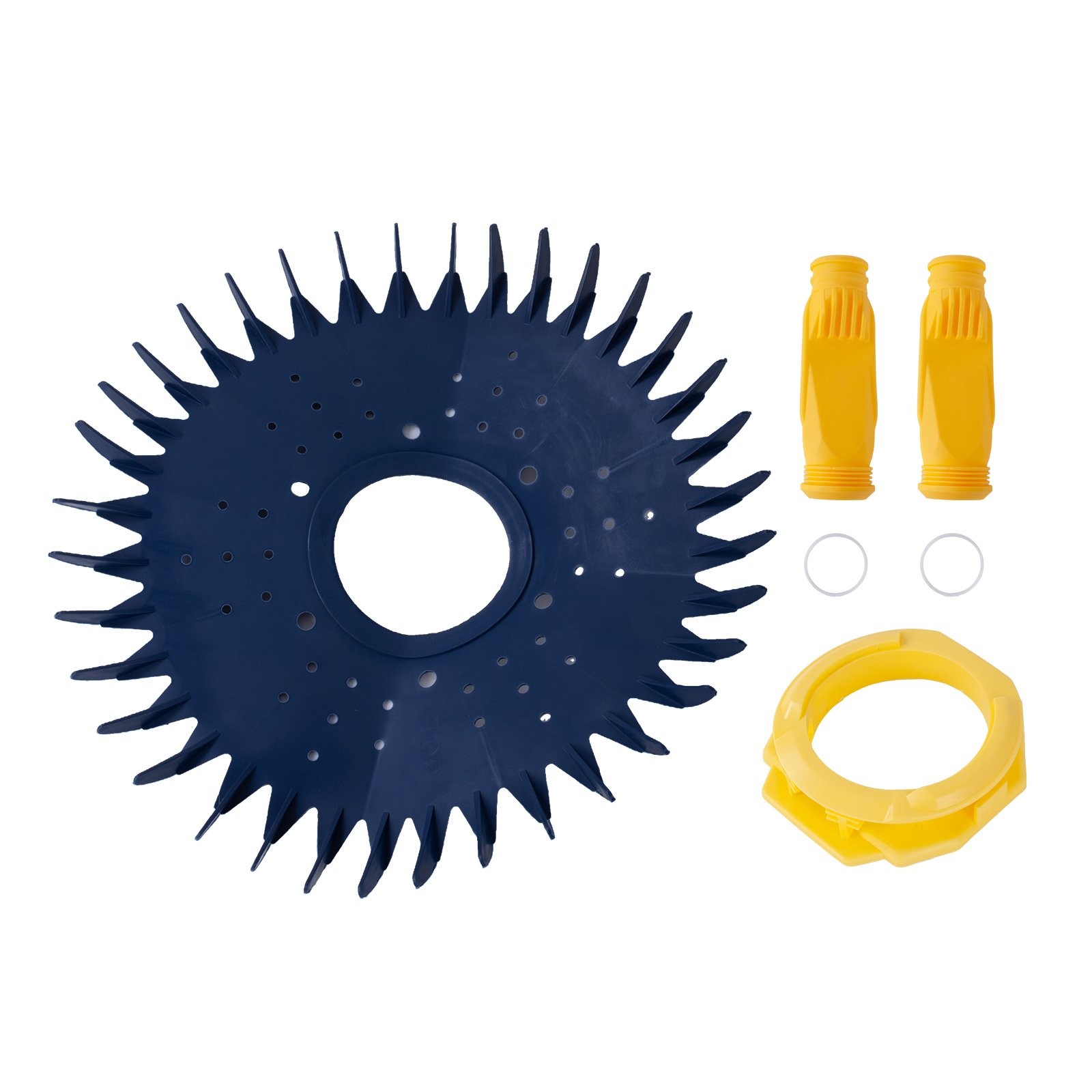 Pool Cleaner W70329 Finned Disc & W69698 Diaphragm & W70327 Foot Pad Kit Replace