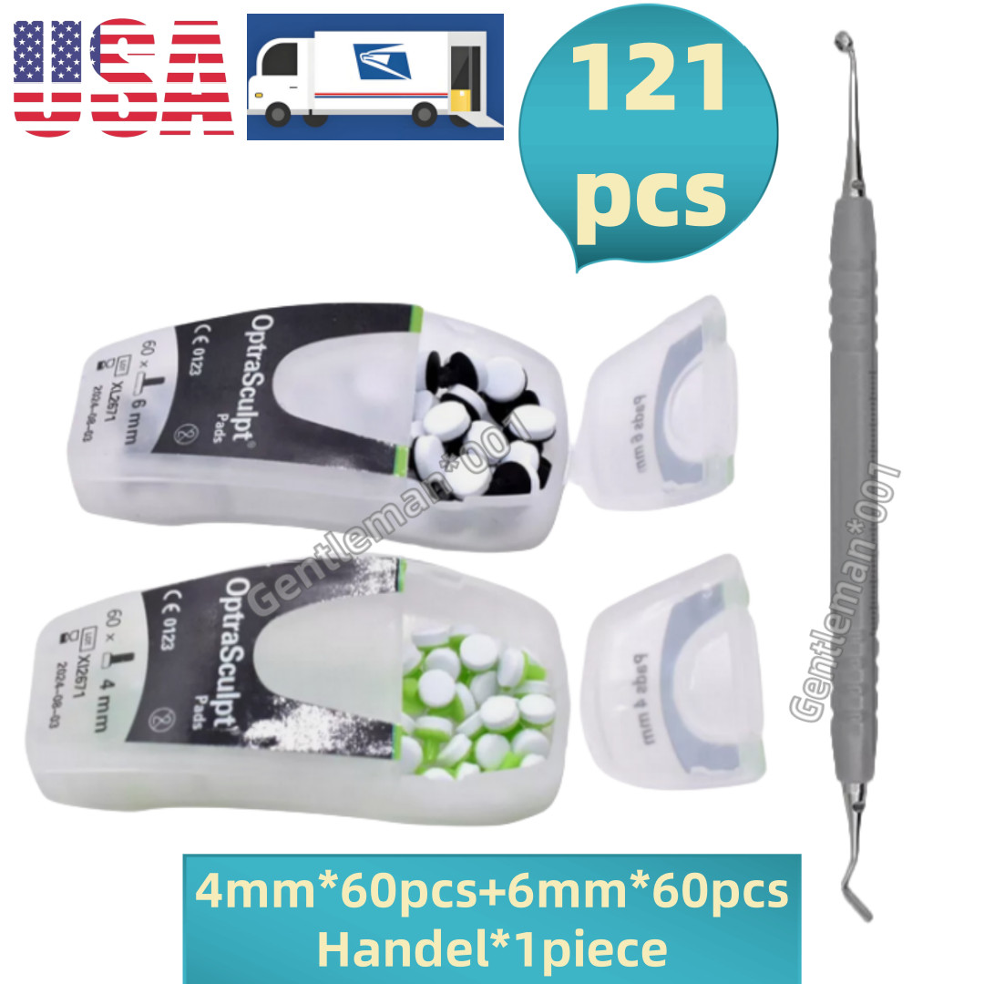Dental OptraSculpt Veneer Foam Pad Composite Resin Filling Spatula Handle USA