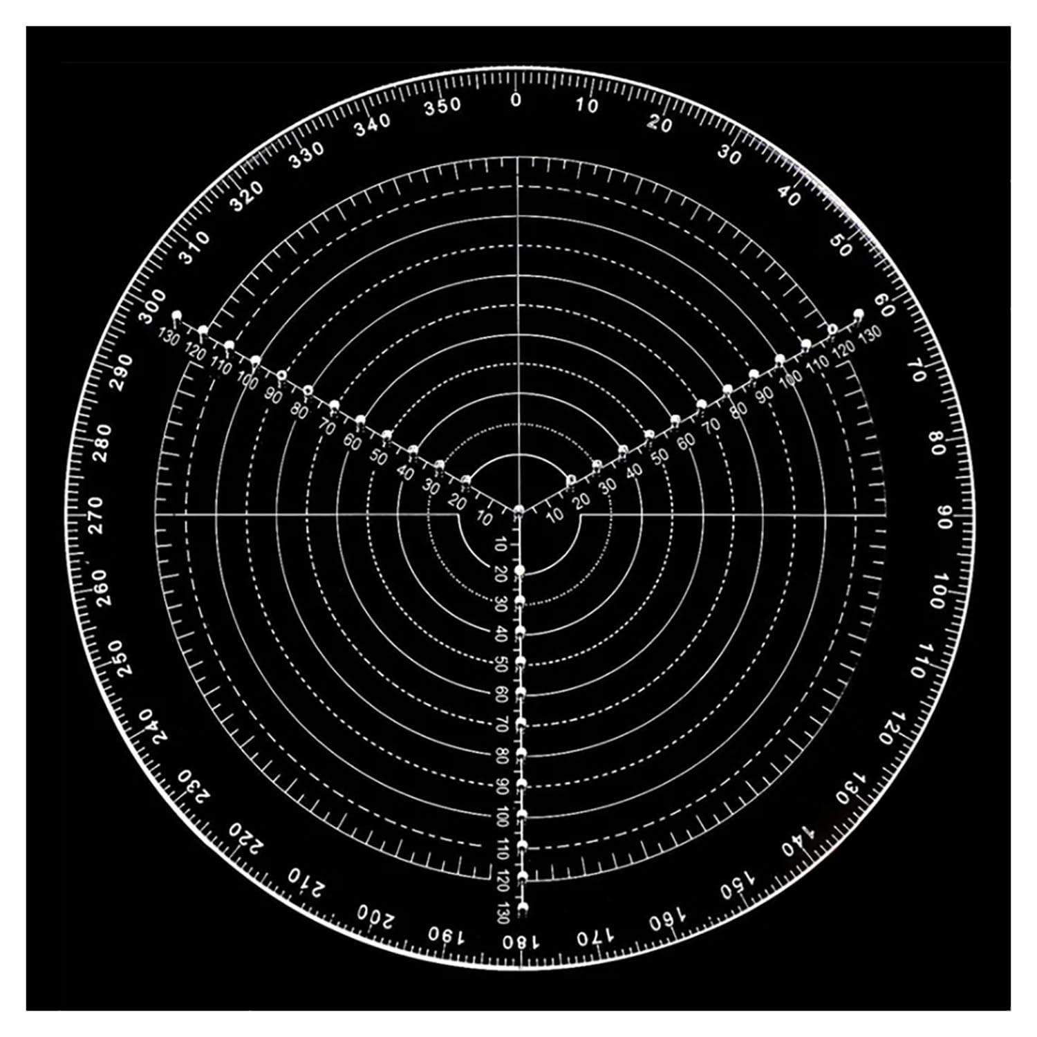 Xhziy 7.87inch Circular Center Finder Compass Center Finder Woodworking Circu...