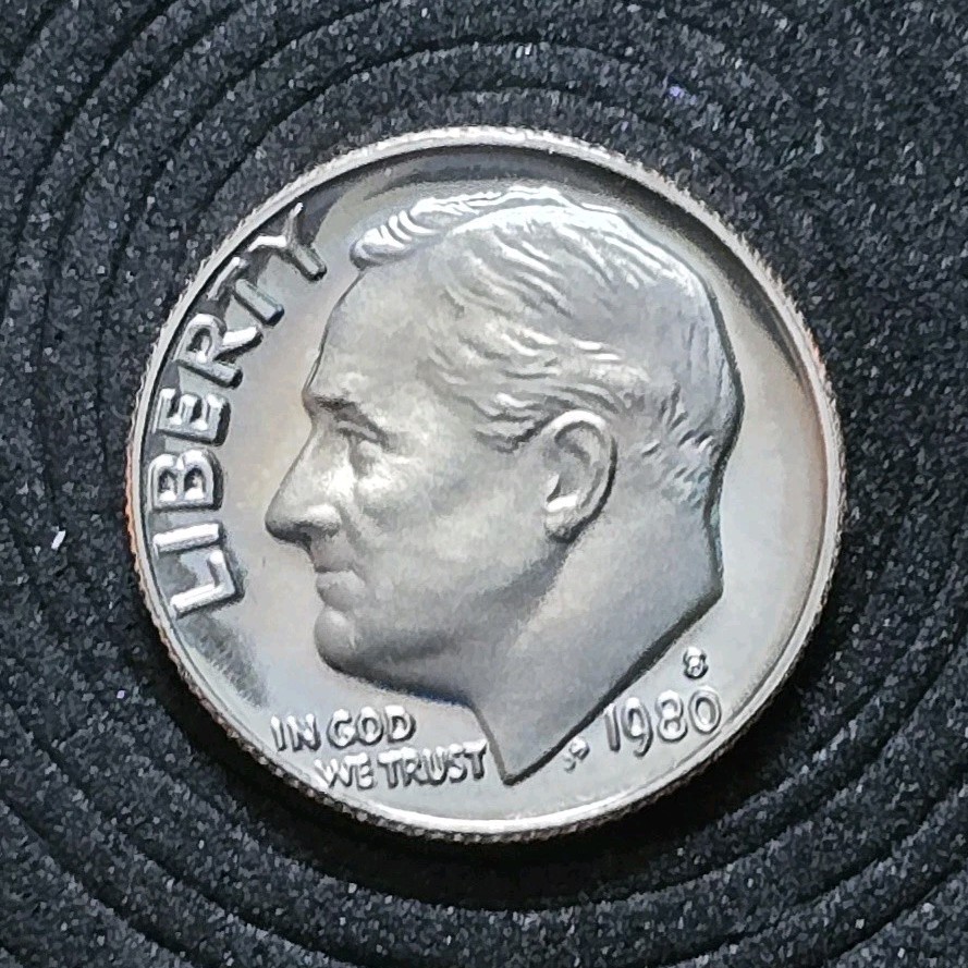 1980-S Roosevelt Proof Dime #R242