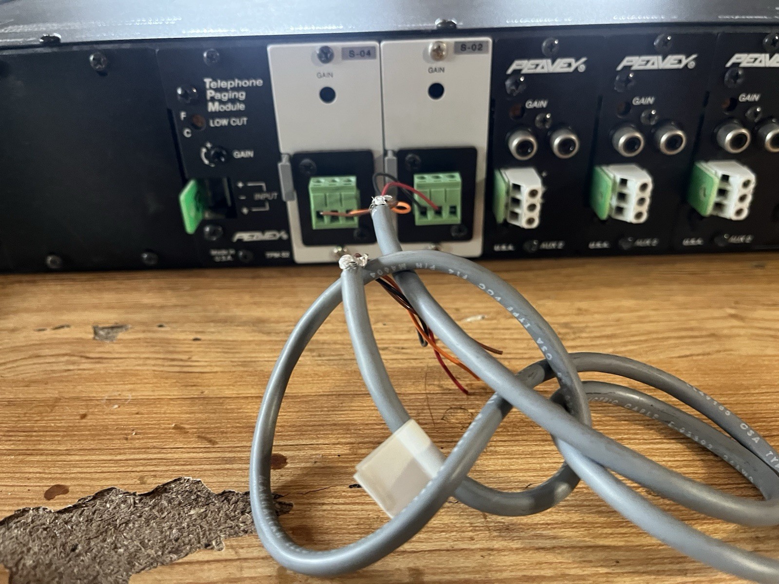 Peavey MMA 800T 8 Ch Modular Mixer / Preamp Modified